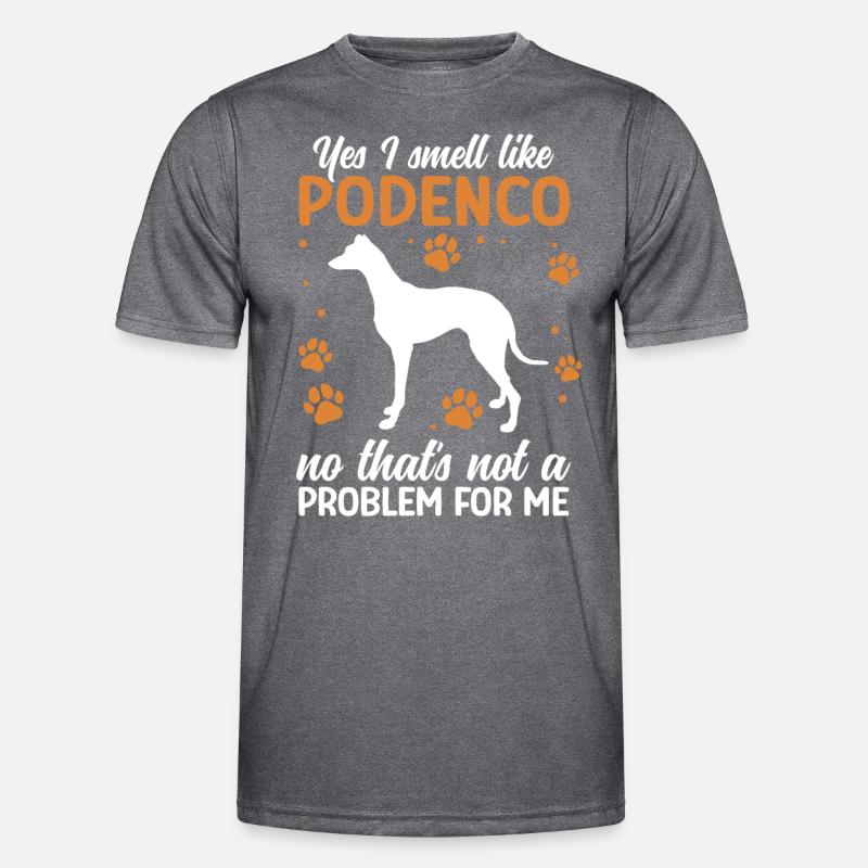Podenco Greyhound Odeur à Podenco T-shirt sport Homme