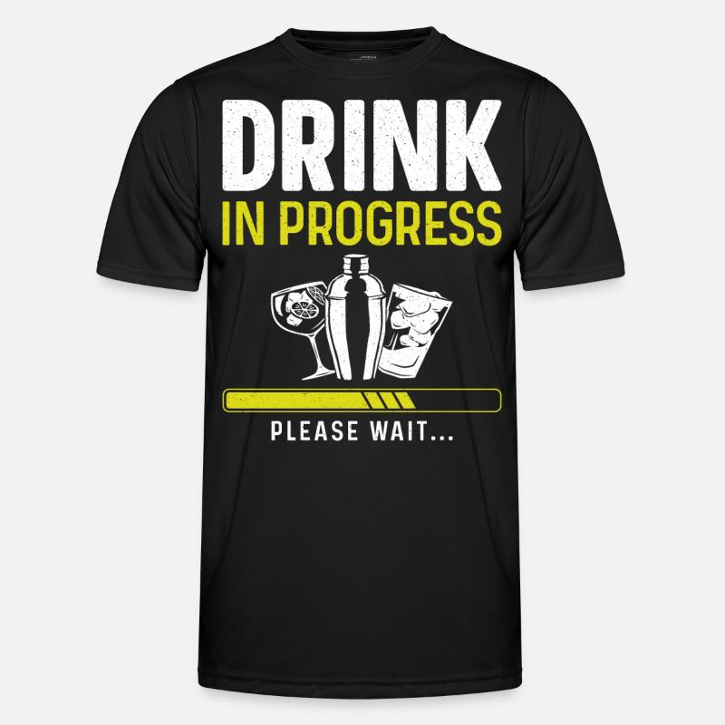 Bartender Mixologist Drink In - Men's Functional T-Shirt - black