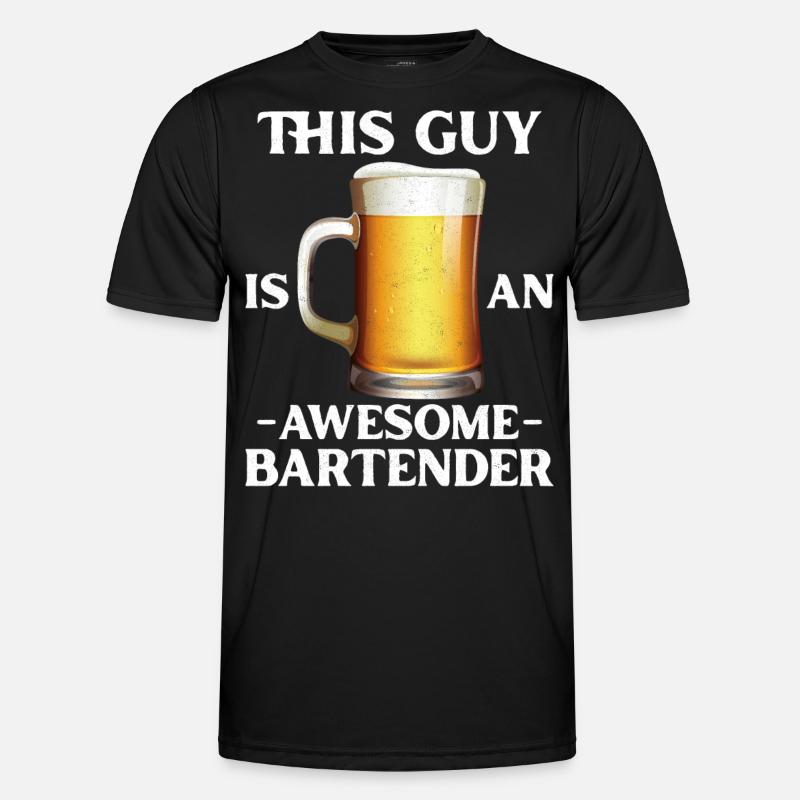 Bartender Mixologist This Guy Is - Männer Funktions-T-Shirt - Schwarz