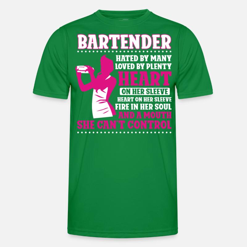 Bartender Mixologist Bartender Männer Funktions-T-Shirt
