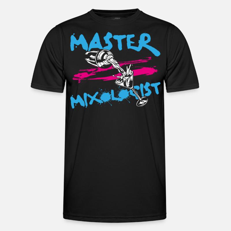Bartender Mixologist Master Männer Funktions-T-Shirt