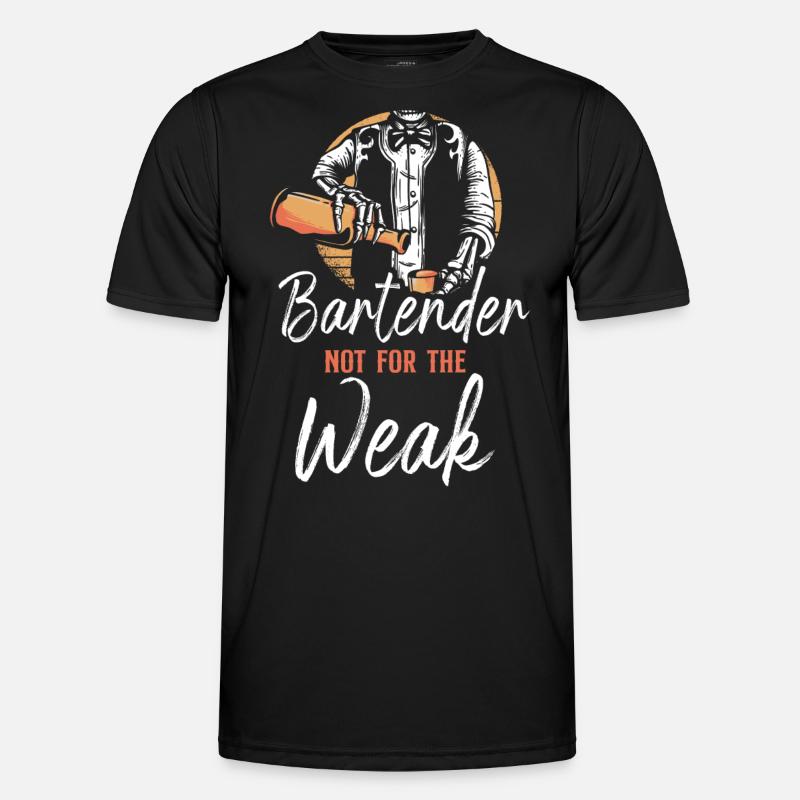 Bartender Mixologist Bartender Not - Männer Funktions-T-Shirt - Schwarz