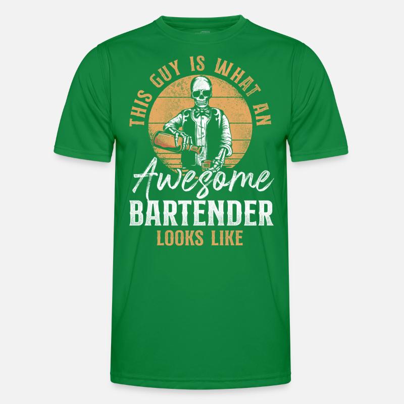 Bartender Mixologist This Is What Männer Funktions-T-Shirt