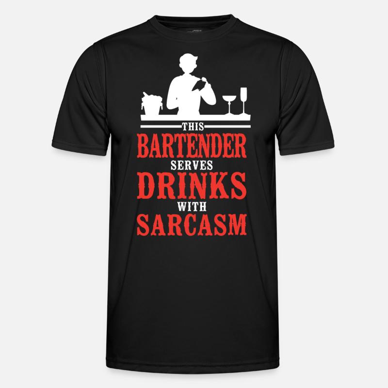 Bartender Mixologist This Männer Funktions-T-Shirt