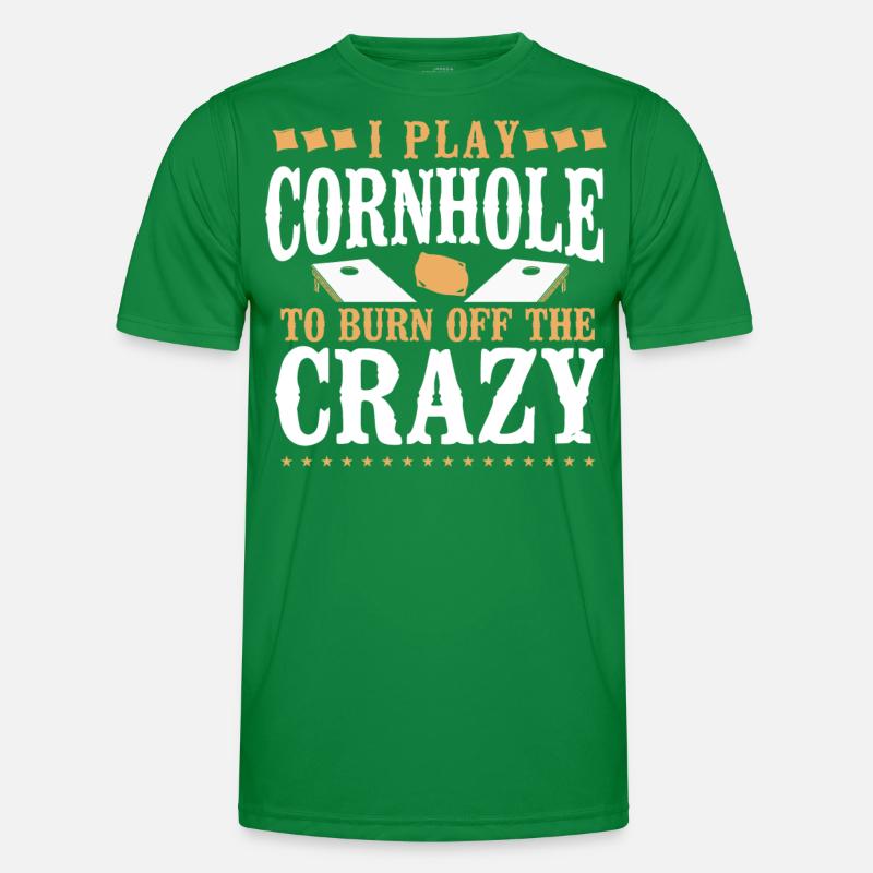 Cornhole Team Bean Bag Player Männer Funktions-T-Shirt
