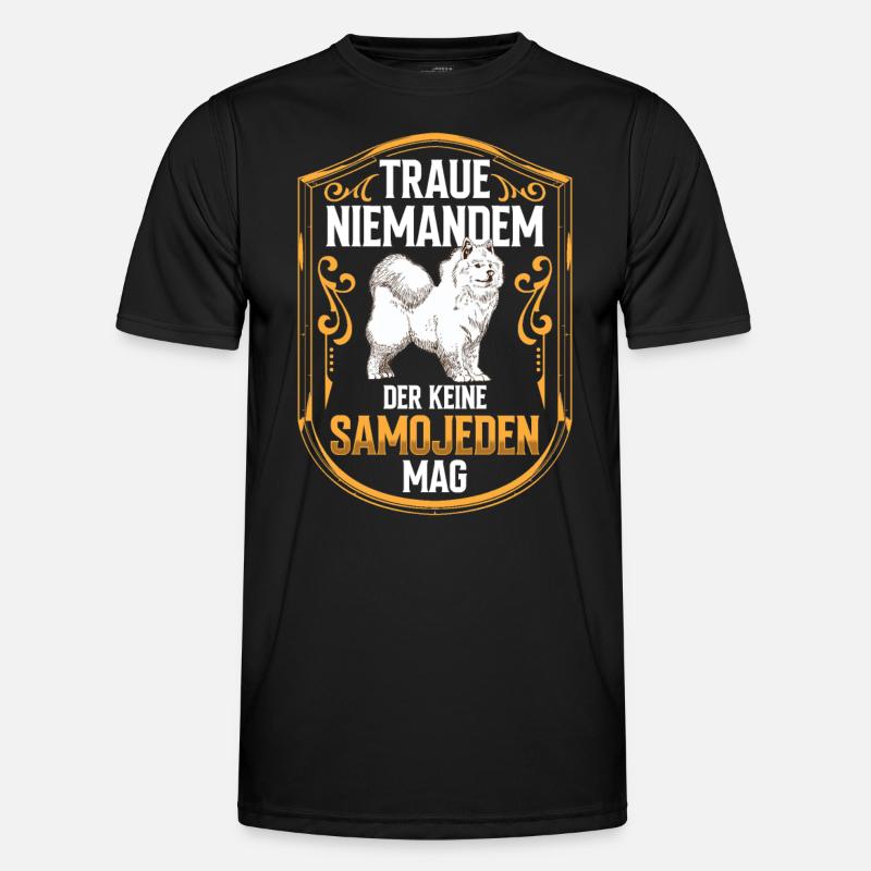 Samojede nicht trauen Samojedenspitz Samojede Männer Funktions-T-Shirt