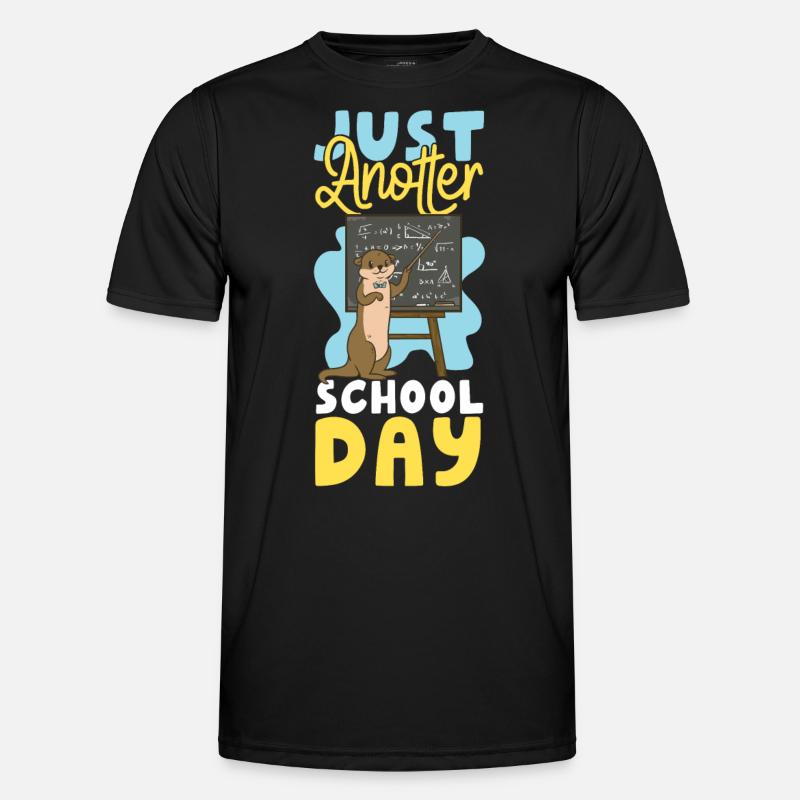 Otter Pre-School First Grade Back Männer Funktions-T-Shirt