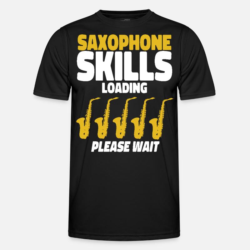 Saxophone Saxophone Skills Loading Men's Functional T-Shirt