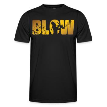 Saxophone Blow - Men's Functional T-Shirt - black - Front - AI Model Male 178 dark (178cm)