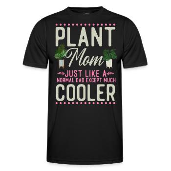 Plant Lover Gardening Mom Plant - Männer Funktions-T-Shirt - Schwarz - Vorne - AI Model Male 178 dark (178cm)