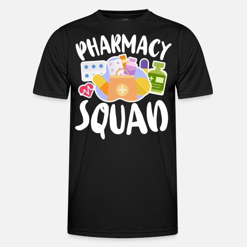 Pharmacy Tech Technician - Men's Functional T-Shirt - black
