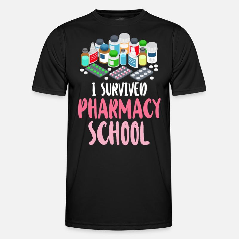 Pharmacy Tech Technician - Männer Funktions-T-Shirt - Schwarz