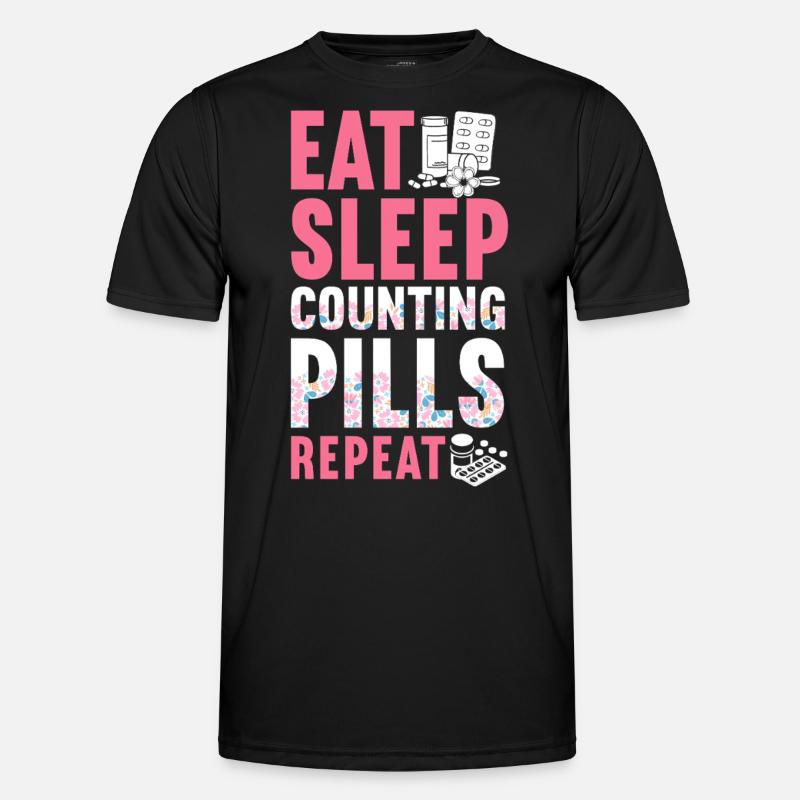 Pharmacy Tech Technician - Men's Functional T-Shirt - black