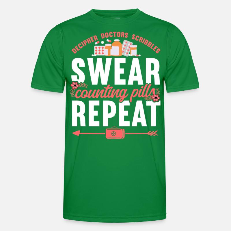 Pharmacy Tech Technician Men's Functional T-Shirt