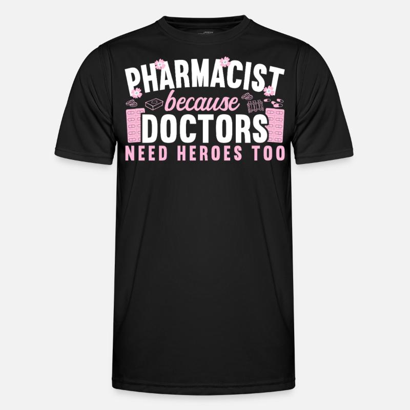 Pharmacy Tech Technician - Men's Functional T-Shirt - black