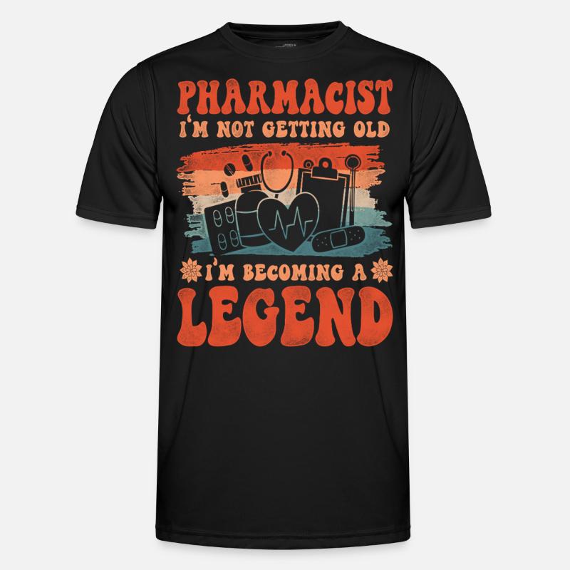 Pharmacy Tech Technician - Men's Functional T-Shirt - black