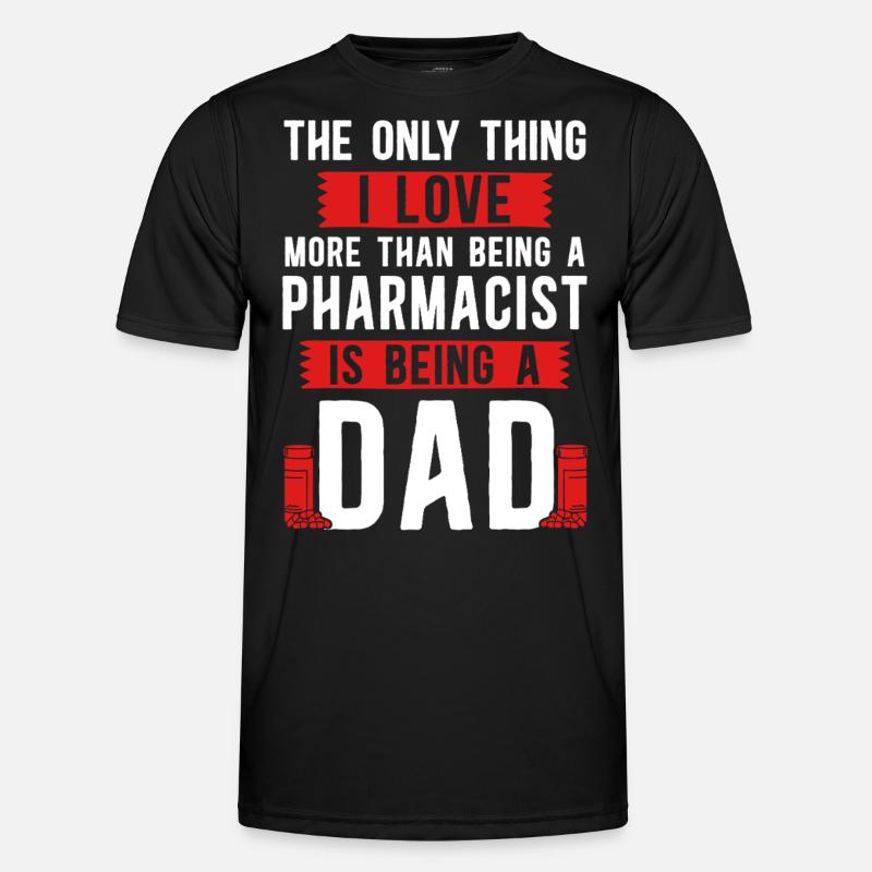 Pharmacy Tech Technician - Männer Funktions-T-Shirt - Schwarz