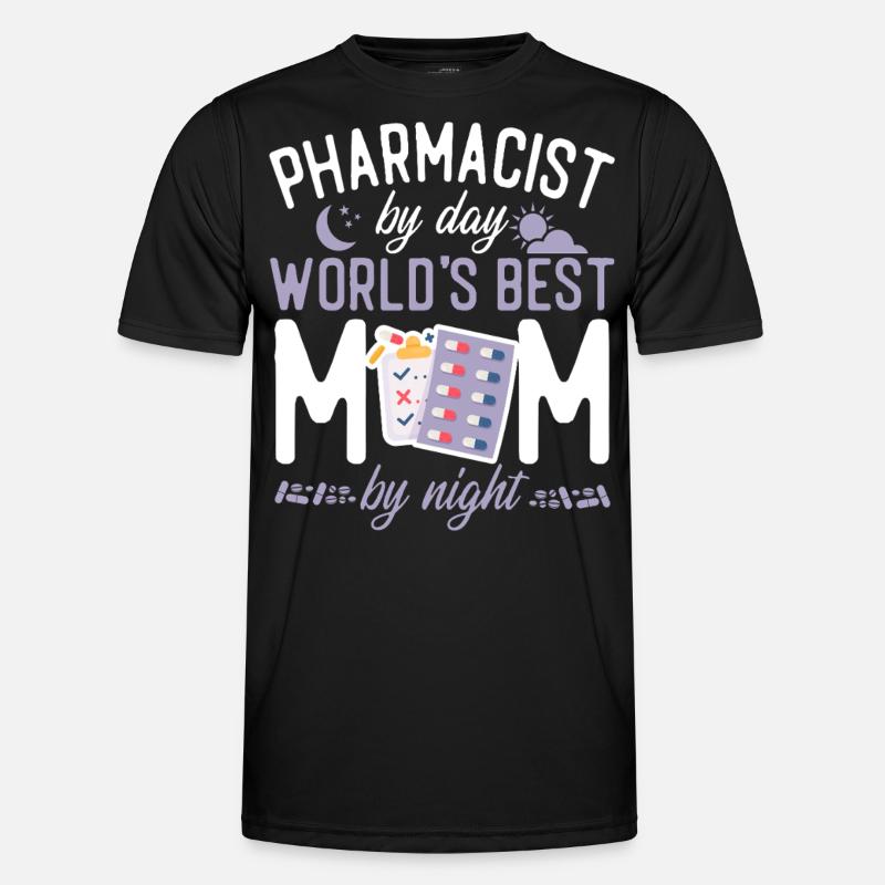 Pharmacy Tech Technician - Men's Functional T-Shirt - black