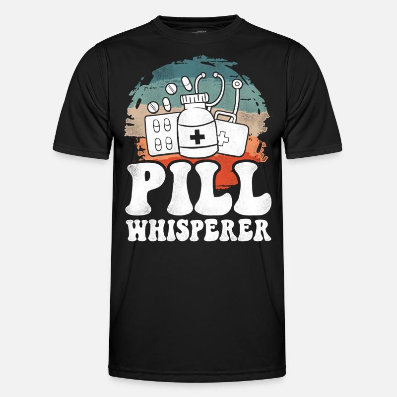 Pharmacy Tech Technician - Männer Funktions-T-Shirt - Schwarz