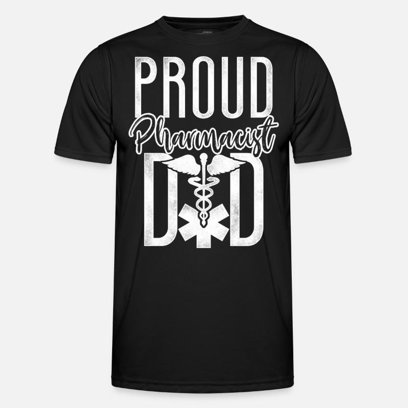 Pharmacy Tech Technician - Männer Funktions-T-Shirt - Schwarz