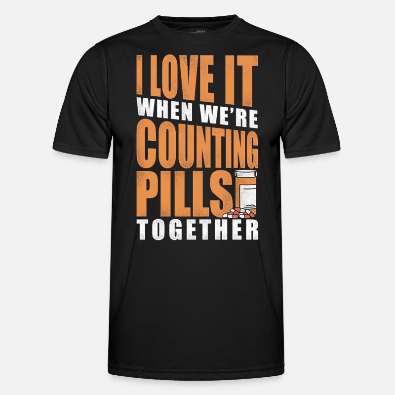 Pharmacy Tech Technician - Men's Functional T-Shirt - black