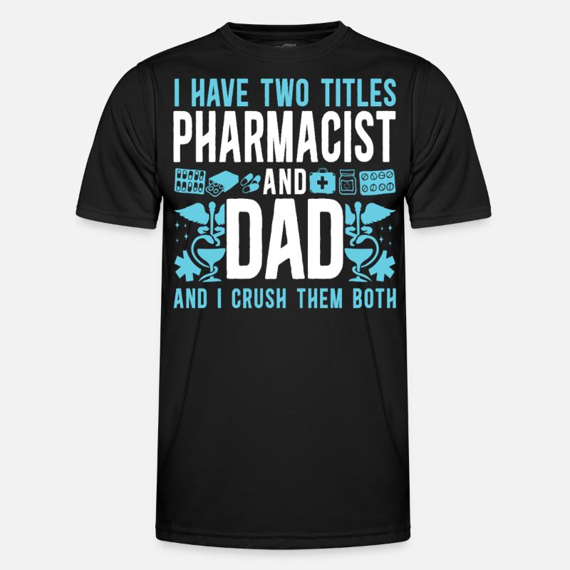 Pharmacy Tech Technician - Men's Functional T-Shirt - black