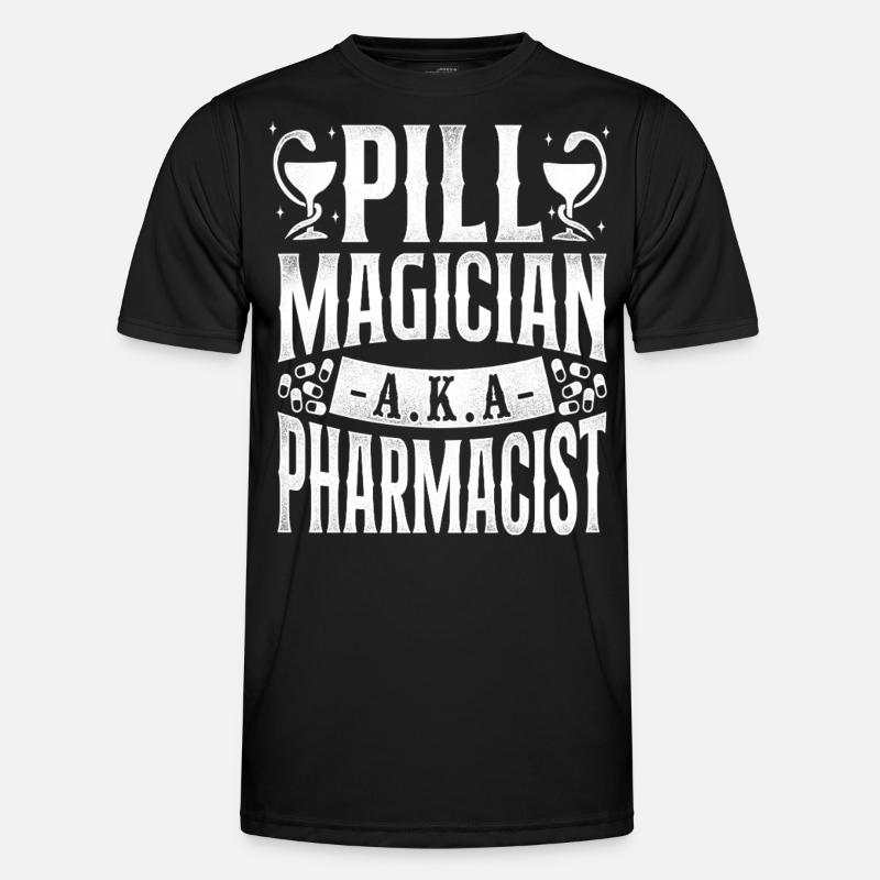 Pharmacy Tech Technician - Männer Funktions-T-Shirt - Schwarz