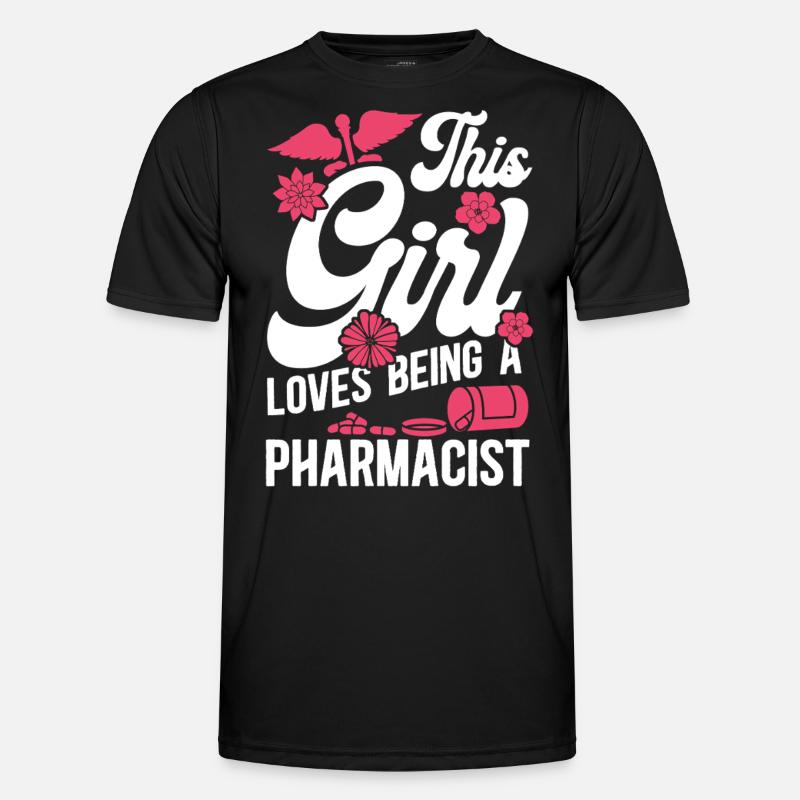 Pharmacy Tech Technician - Men's Functional T-Shirt - black