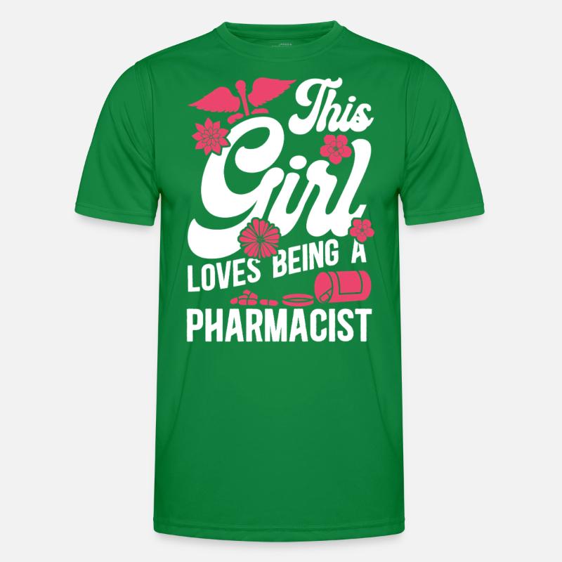 Pharmacy Tech Technician Männer Funktions-T-Shirt