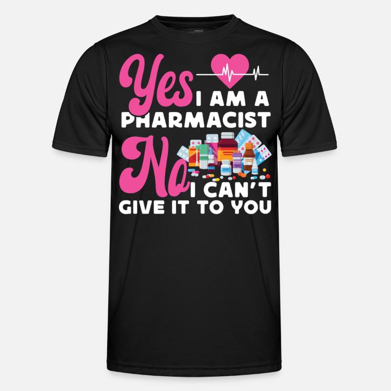 Pharmacy Tech Technician - Männer Funktions-T-Shirt - Schwarz