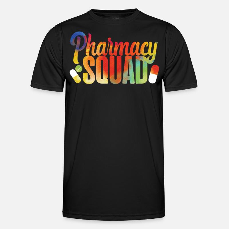 Pharmacy Tech Technician - Männer Funktions-T-Shirt - Schwarz