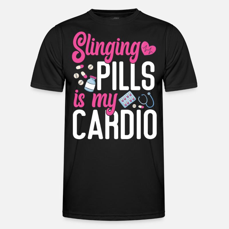 Pharmacy Tech Technician - Männer Funktions-T-Shirt - Schwarz