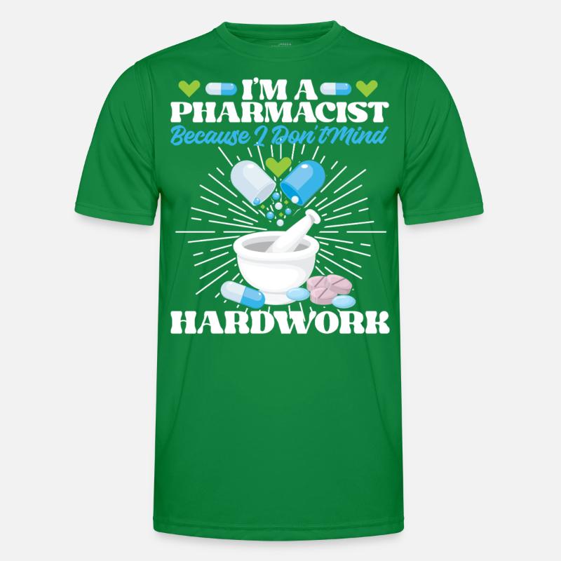Pharmacy Tech Technician Männer Funktions-T-Shirt