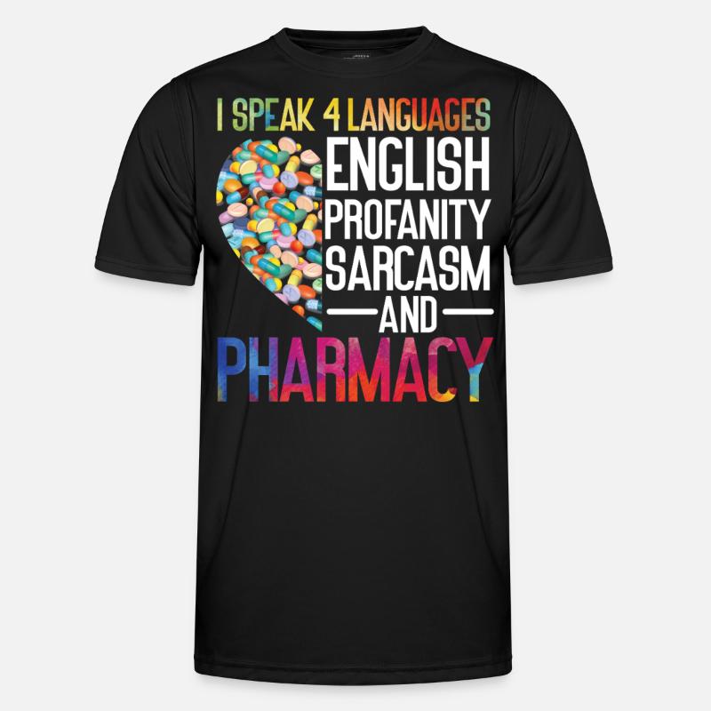 Pharmacy Tech Technician - Men's Functional T-Shirt - black