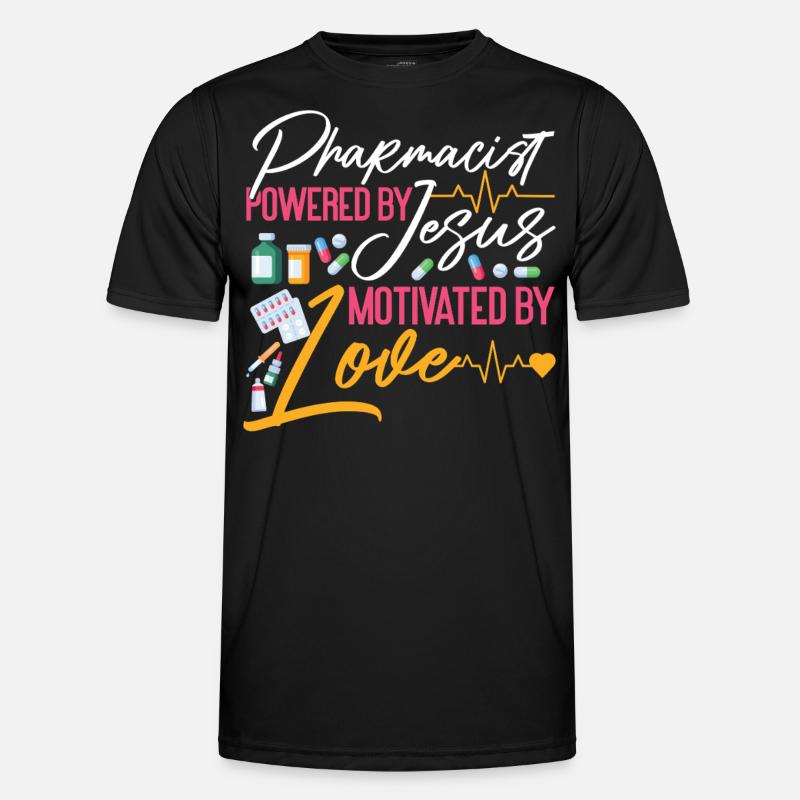 Pharmacy Tech Technician - Men's Functional T-Shirt - black