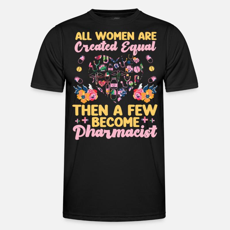 Pharmacy Tech Technician - Men's Functional T-Shirt - black