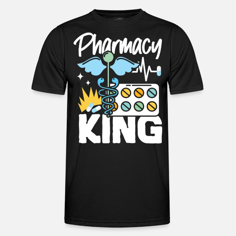 Pharmacy Tech Technician - Men's Functional T-Shirt - black