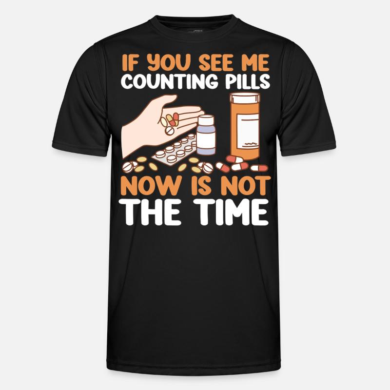 Pharmacy Tech Technician - Männer Funktions-T-Shirt - Schwarz