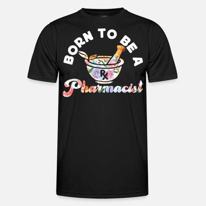 Pharmacy Tech Technician - Men's Functional T-Shirt - black