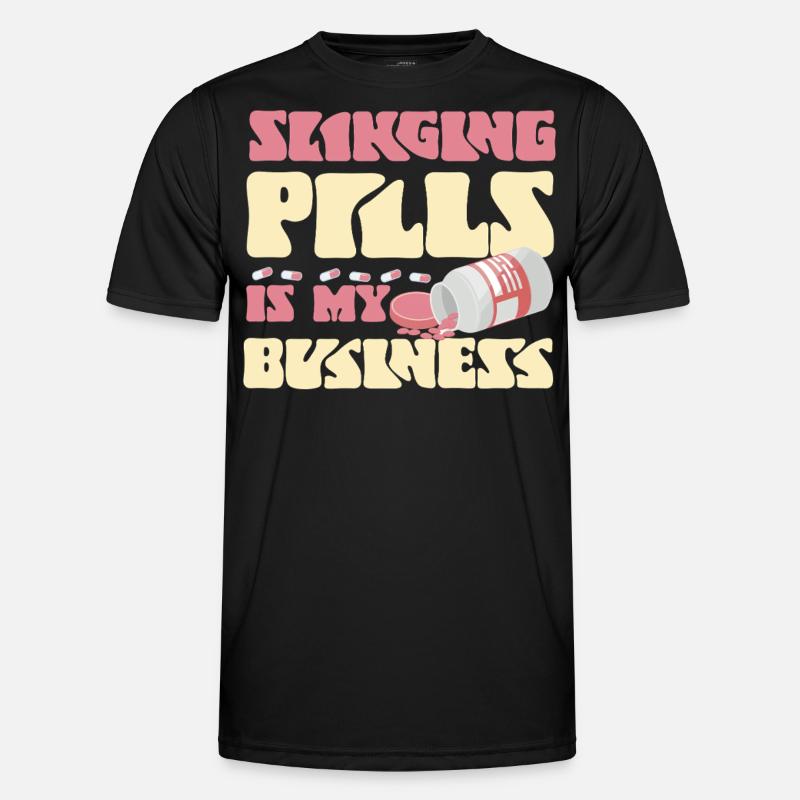 Pharmacy Tech Technician - Männer Funktions-T-Shirt - Schwarz