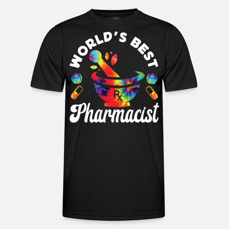 Pharmacy Tech Technician - Men's Functional T-Shirt - black