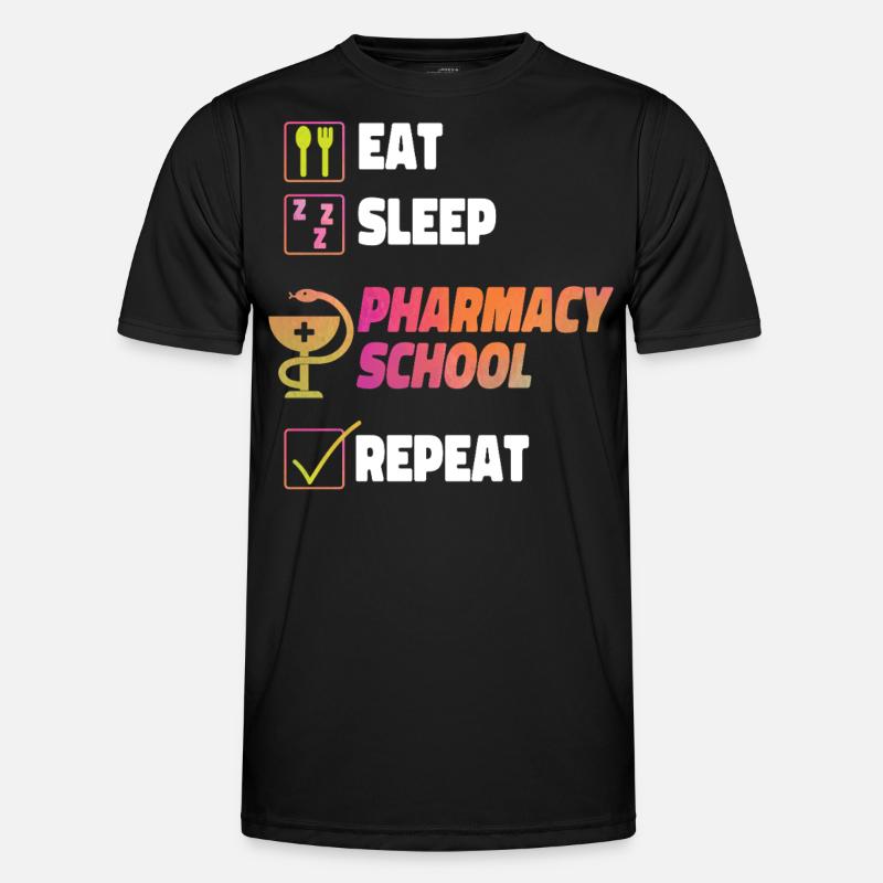 Pharmacy Tech Technician - Männer Funktions-T-Shirt - Schwarz