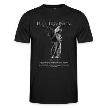 FULL DOMINION - Men's Functional T-Shirt - black - Front - AI Model Male 178 dark (178cm)
