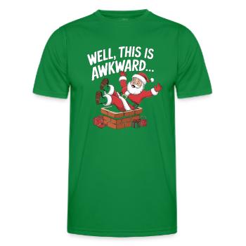 Eh bien, c’est gênant - T-shirt sport Homme - vert - Devant - AI Model Male 178 dark (178cm)
