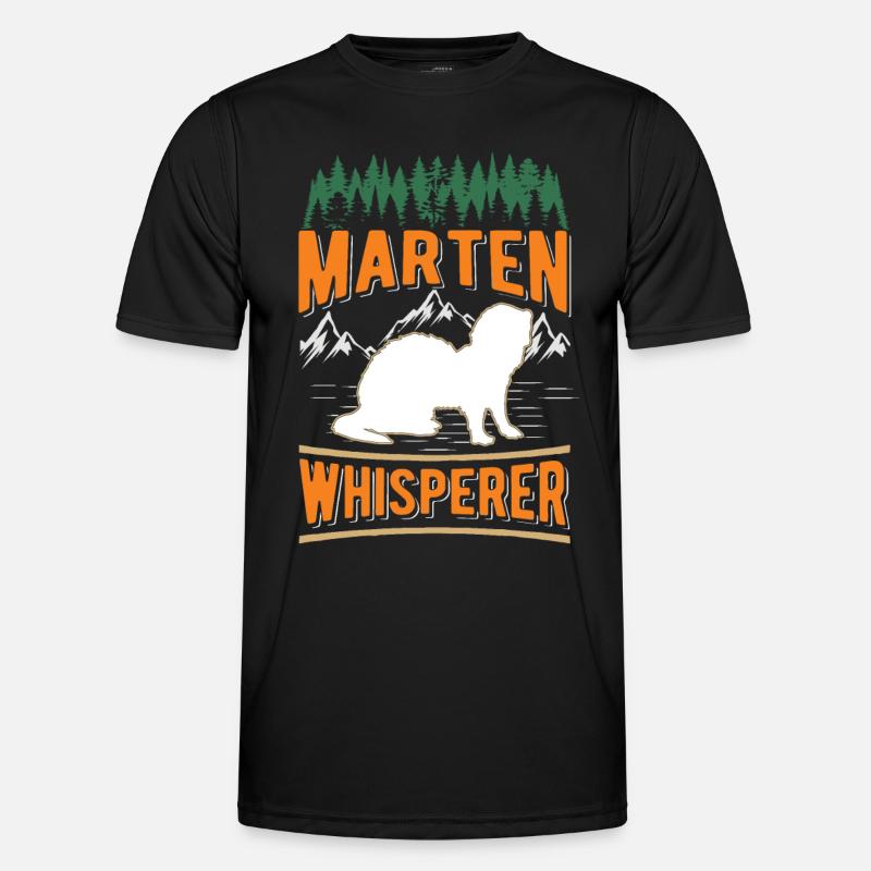 Marder Flüsterer Baummarder Männer Funktions-T-Shirt