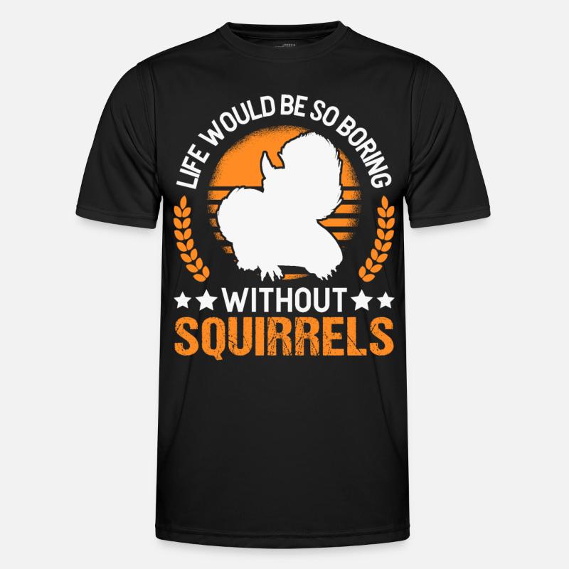 Eichhörnchen Geschenk Squirrel Grauhörnchen Männer Funktions-T-Shirt