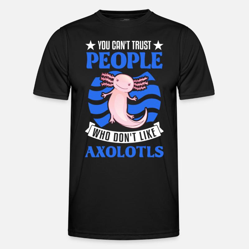 Axolotl Gift Tail Lurch Axolotl Men's Functional T-Shirt