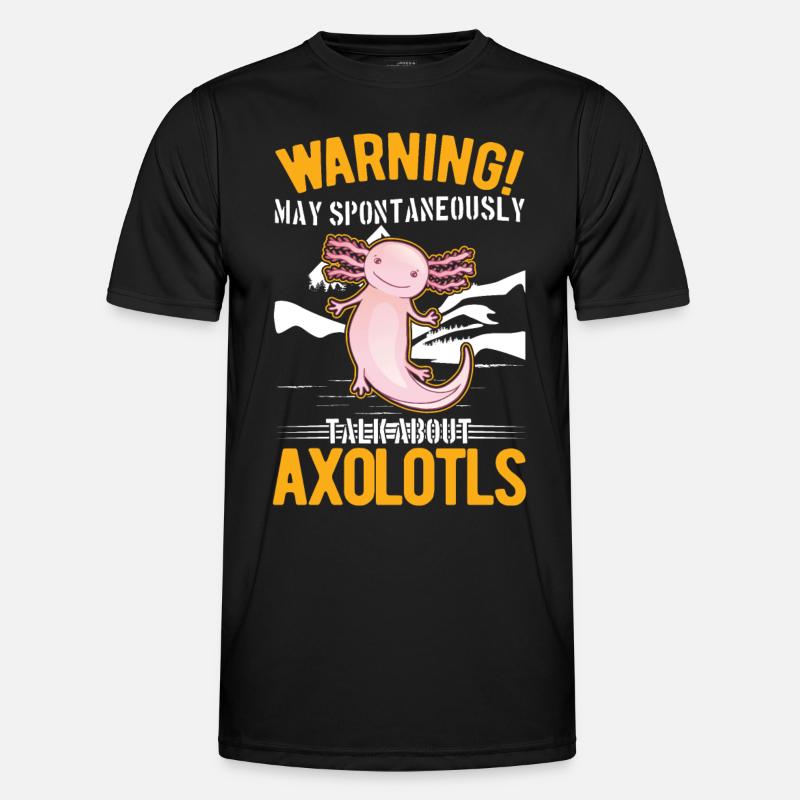 Axolotl Gift Tail Lurch Men's Functional T-Shirt