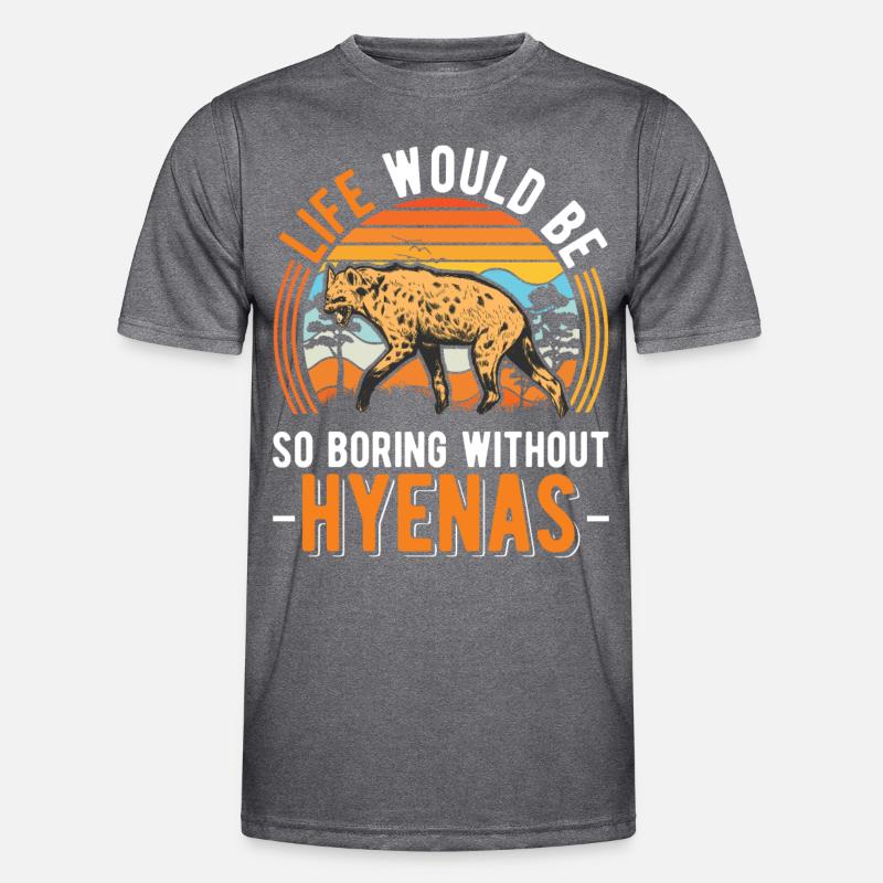 Hyäne Geschenk Erdwolf Hyena Männer Funktions-T-Shirt