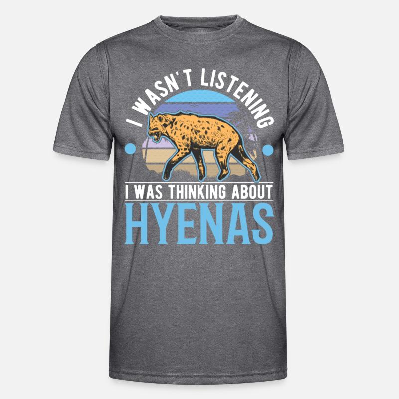 Hyäne Geschenk Erdwolf Hyena Männer Funktions-T-Shirt